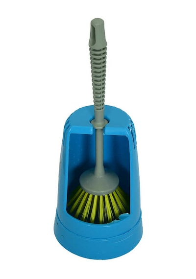 Plastik Muhafazalı Wc Tuvalet Klozet Fırça Takımı Karışık Renk Zp-136 Çok Renkli