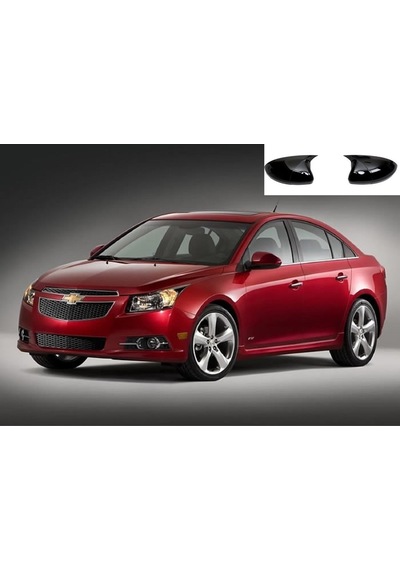 Chevrolet Cruze 2012-2016 Uyumlu Sedan-hb Batman Parlak Siyah Ayna Kapağı