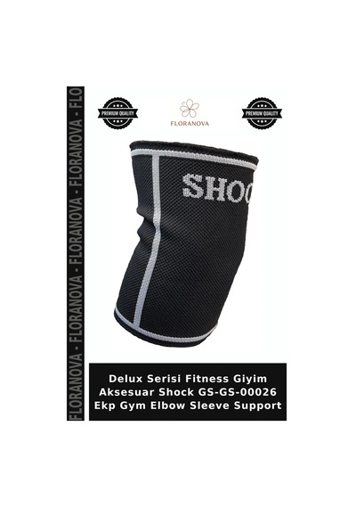 Delux Serisi Fitness Giyim Aksesuar Shock Gs-gs-00026 Ekp Gym Elbow Sleeve Support