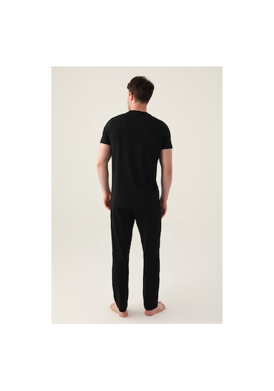 Arnetta Good Siyah Erkek Pijama Takımı