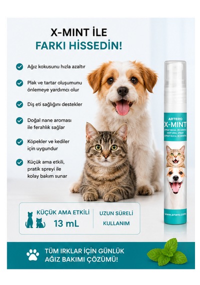 Artero X-mint Ağız Koku Giderici Ve Plak Önleyici Sprey 13 Ml