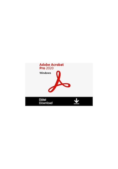 Adobe Acrobat Pro Dc Dijital Lisans - 2020 Windows