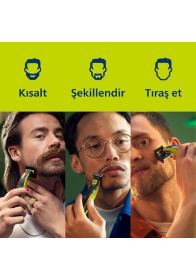 Elektrikli Tıraş Makinesi Islak Ve Kuru Kullanım İçin