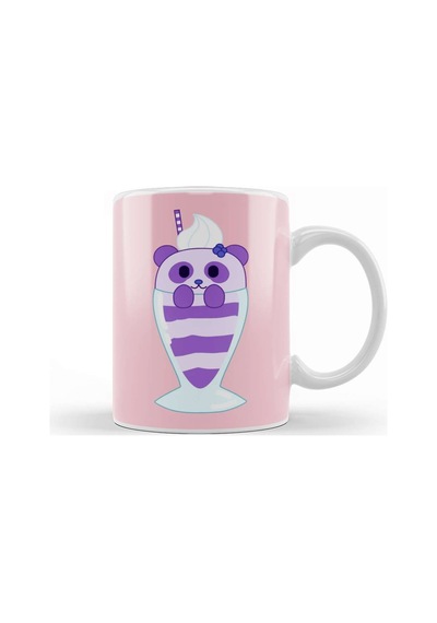 Komik Panda Shake Kupa Bardak Porselen Karışık