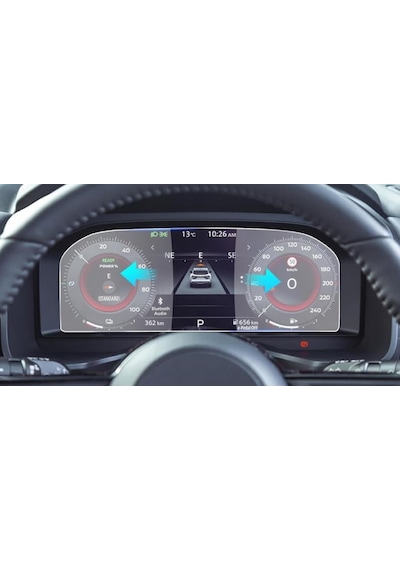 Nissan Qashqai 12.3 İnç Uyumlu Dijital Gösterge 9h Nano Ekran Koruyucu 2024-2025