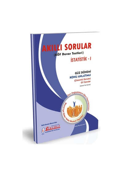 İlkumut Yayınları - İstatistik - 1 - Konu Anlatımlı - Çözümlü Sorular