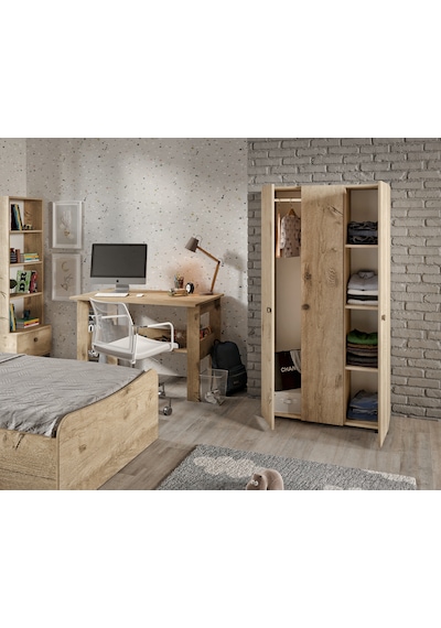 Selen Çocuk Odası Takımı Meşe - 5 Parçalı Tamamı 1. Kalite Mdf Meşe