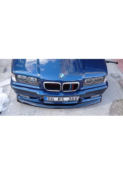 Bmw E36 Ön Lip - Plastik - Parlak Siyah - Tam Uyumlu