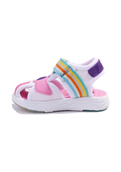 Vicco Flow Iı 332p24y202 Beyaz Pembe Ortopedik Günlük Kız Çocuk Spor Sandalet 001