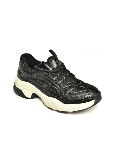 Fox Shoes U312414209 Siyah Kalın Tabanlı Spor Ayakkabı Sneakers Siyah-suni Deri Çok Renkli Fox Shoes U312414209 Siyah Kalın Tabanlı Spor Ayakkabı Sneakers Siyah-suni Deri Çok Renkli