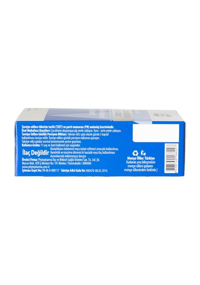 Phytodef Kalsiyum Magnezyum Çinko Vitamin D 30 Kapsül