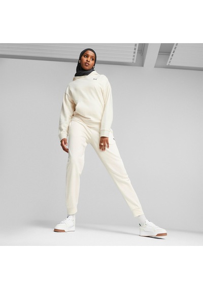 Puma Better Essentıals Hoodie Kadın Bej Hoodie Beyaz