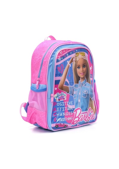Pembe Kız Çocuk Barbie Hawk Positive Kız Çocuk İlkokul Çantası 41