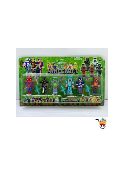 Spiderman Kaptan Amerika Paw Patrol 12 Parça Oyuncak