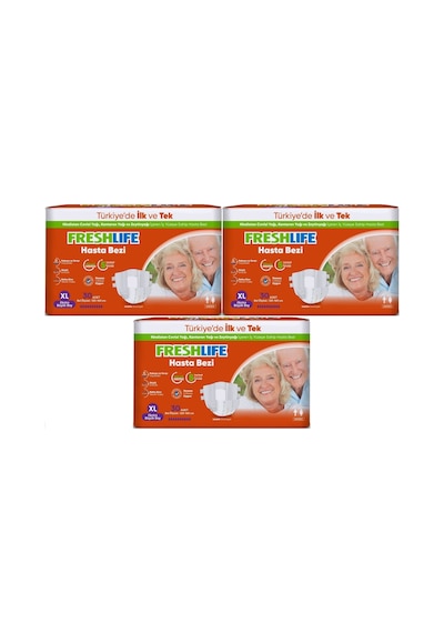 Freshlife Yetişkin Hasta Bezi Bel Bantlı Xl Extra Large 90 Adet XL