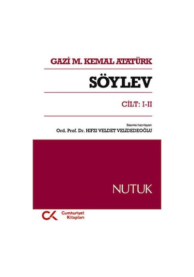 Söylev Cilt: 1-2 - Hıfzı Veldet Velidedeoğlu - Cumhuriyet Kitapları