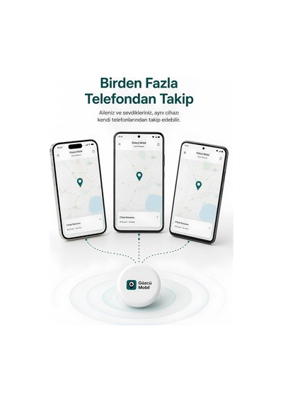 Gözcü Mobil Ios Android Uyumlu Airtag 10/30 Ay Batarya Ömrü Anlık Geçmişe Dönük Konum Gps Araç Motor Çocuk Akıllı Takip Cihazı Mini Diğer