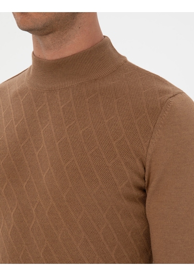 Pierre Cardin Erkek Camel Melanj Kazak /triko 50318128-vr122 Camel Melanj