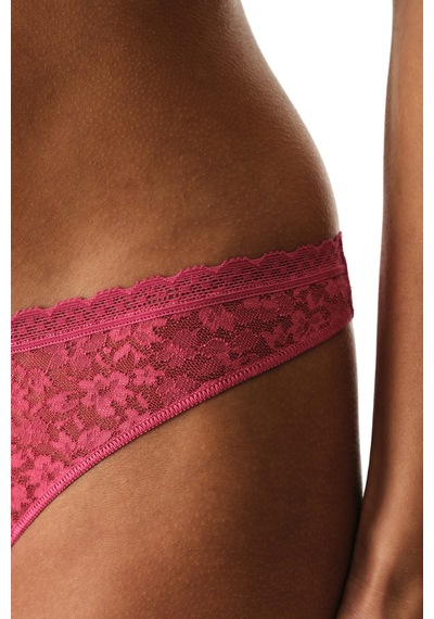 Penti Fuşya Easy Lace Dantel V Model Tanga Külot