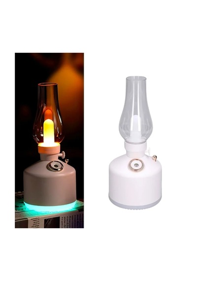 Hubrendy Tekno Led Işıklı Vintage Hava Nemlendirici Aromaterapi Difüzörü Usb Şarjlı