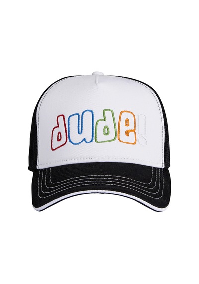 Bad Bear Dude Cap Off-white Beyaz Unisex Şapka - Beyaz