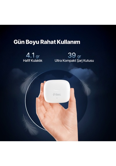 Ttec AirBeat 2KM154  Pro ANC Gerçek Kablosuz TWS Bluetooth Kulaklık