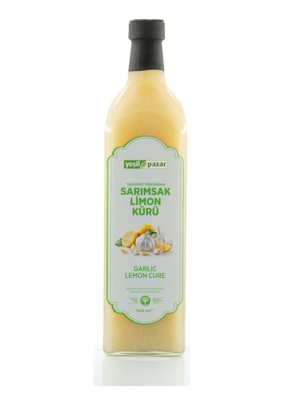 Yeşil Pazar Taşköprü Yöresinden Sarımsak Limon Kürü 1 Litre