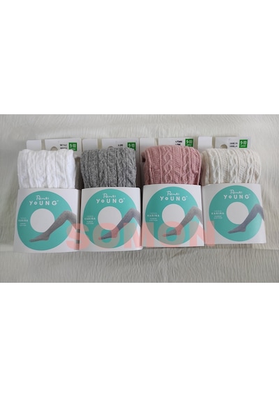 Penti Kız Çocuk Triko Karına Külotlu Çorap Pretty Kilotlu Çorap 4'lü Beyaz-gri-vanılya-a.pembe Penti Kız Çocuk Triko Karına Külotlu Çorap Pretty Kilotlu Çorap 4'lü Beyaz-gri-vanılya-a.pembe