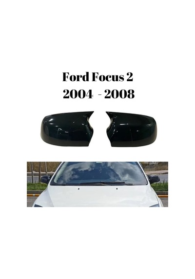 Ford Focus 2 2004 2005 2006 2007 2008 Uyumlu Araca Özel Yarasa Batman Piano Black Ayna Kapağı Takımı