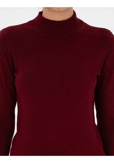 Pierre Cardin Kadın Vişne Kazak /triko 50315768-vr223 Vişne