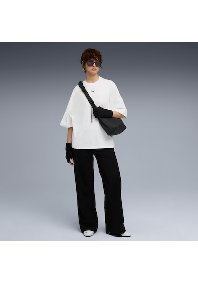 Puma Dare To Oversized Ruched Tee Kadın Yetişkin T-shirt Beyaz
