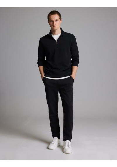 Pierre Cardin Siyah Regular Fit Düz Paça Eşofman Altı 50331627-vr046