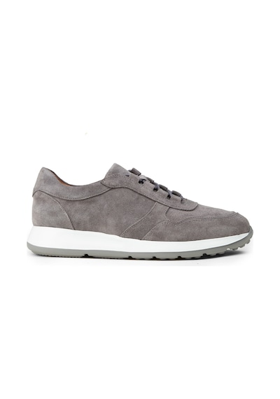 Deery Erkek Hakiki Süet Gri Sneaker Ayakkabı - E8210mgrıe01 Gri