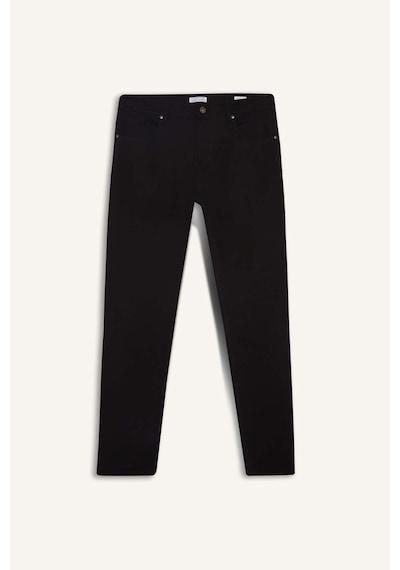 Defacto Slim Fit Dar Kesim Dar Paça Pantolon B2089ax25aubk81 Siyah