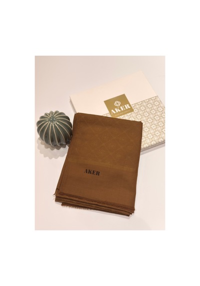 Aker Pamuk Monogram Dört Mevsim Şal Taba - 930 Taba - 930