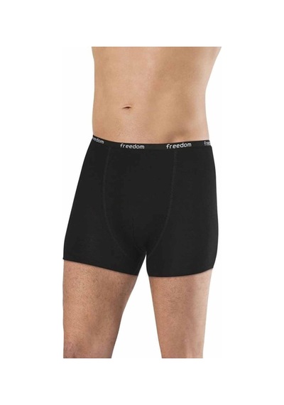Mbb E-ticaret Bambu Düz Renk Erkek Boxer Siyah - 1275a