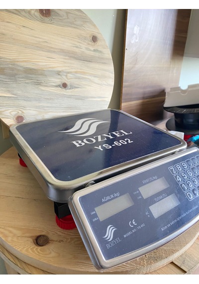 60 Kg Terazi-komple Metal Kasa-şarjlı-  Hesaplama-toplama Özellikli-büyük Akü Uzun Şarj