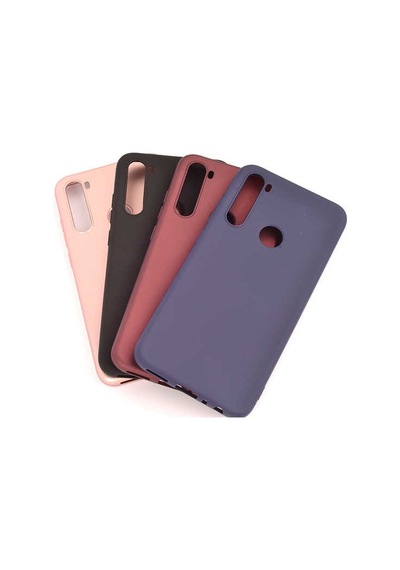 Xiaomi Redmi Note 8 Kılıf Zore Premier Silikon Kapak Rose Gold