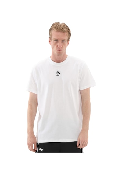 A1387107-100 Under Armour Curry Hvyweight Logo Tee Erkek T-shirt Beyaz A1387107-100 Beyaz