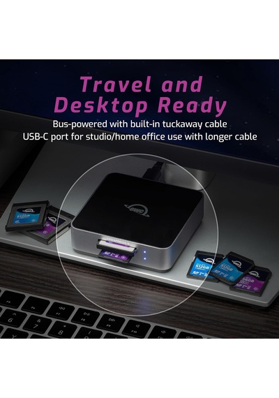 Owc Atlas Dual Cfexpress Ve Sd Kart Okuyucu - Çift Yuvalı Usb-c Hafıza Kartı Okuyucu