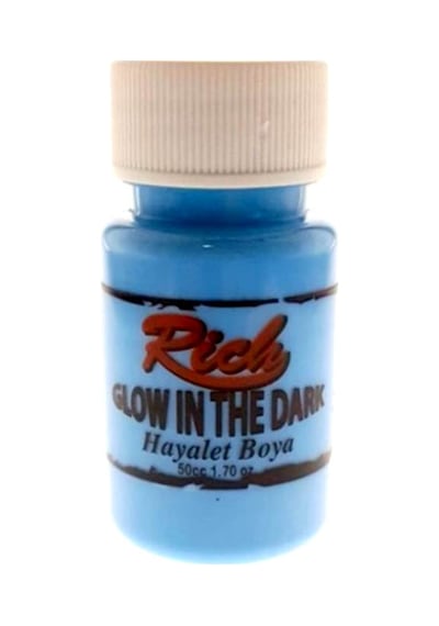 Rich Karanlıkta Parlayan Glow In The Dark Hayalet Boya 3010 Mavi