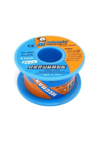 Mechanic Lehim Teli %63 Sn %37 Pb %3-1 Flux 0.5mm