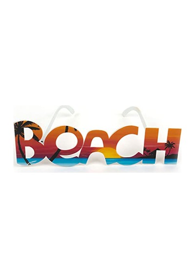 Beach Yazılı Parti Gözlüğü Yaza Merhaba Hawaii Show Gözlüğü 19x6 Cm - Zmff-571202 18