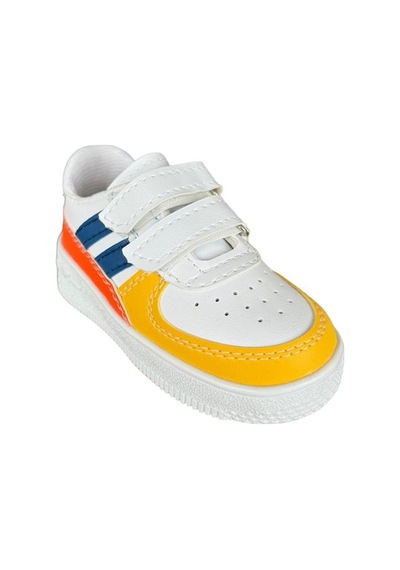 Çocuk Sneaker Spor Ayakkabı Mavi-sarı 001