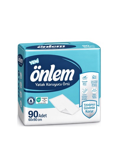 Önlem Yatak Koruyucu Örtü 60 90 Cm 90 Adet