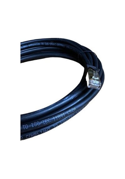 10 Metre Cat7 Kablo Siyah Cat7 Kablo 10 Metre