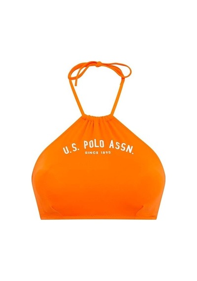 U.S. Polo Assn. Kadın Turuncu Halter Bikini Üst 21507