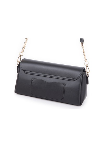 Nas Bag Kadın Sade Şık Omuz Ve Çapraz Çanta En 24 Cm Boy 12 Cm Siyah Diğer