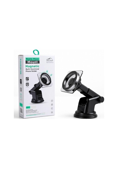 Hedyex Un-170 Araç İçi Telefon Tutucu Vantuzlu Mıknatıslı Cam Ve Torpido Uyumlu
