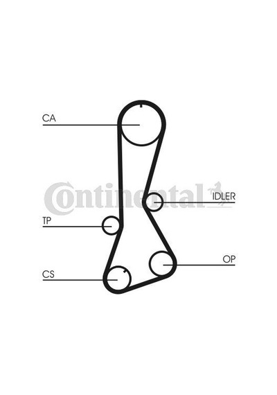 Contı Ct695 - Triger Kayışı 123 240 Toyota Corolla 1.3 12v 83-01